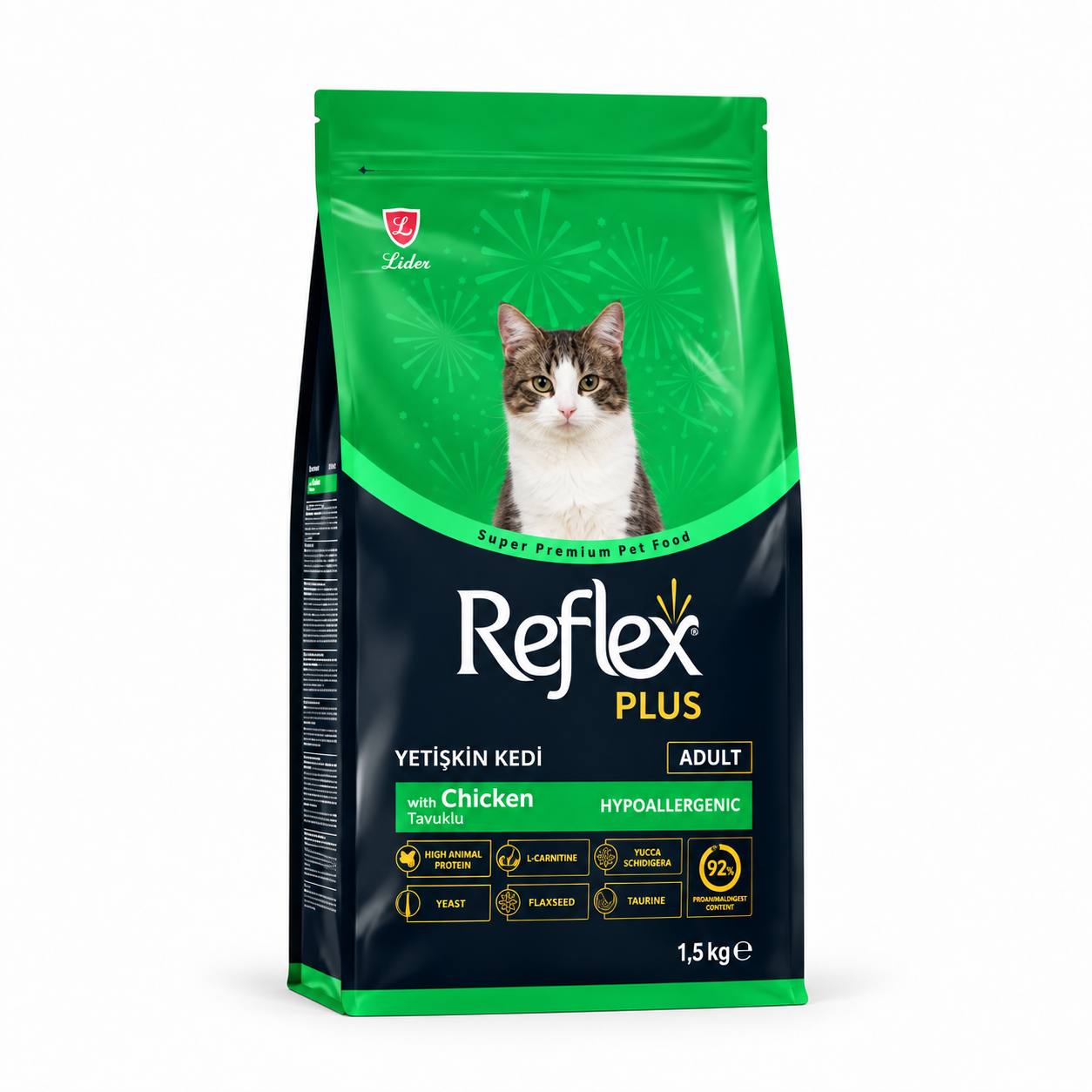 Reflex Plus Adult Dry Cat Food (Chicken) - 1.5kg